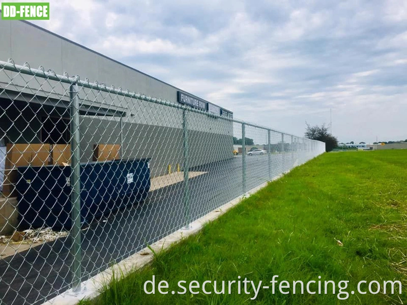 PVC beschichtetes Kettenverbindungszaun PVC Coated Chain Link Fence